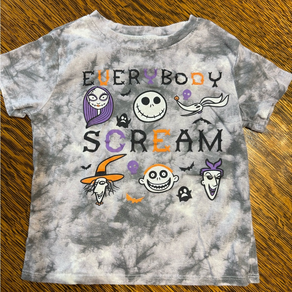 Kids Halloween Nightmare Before Christmas Graphic T-Shirt
